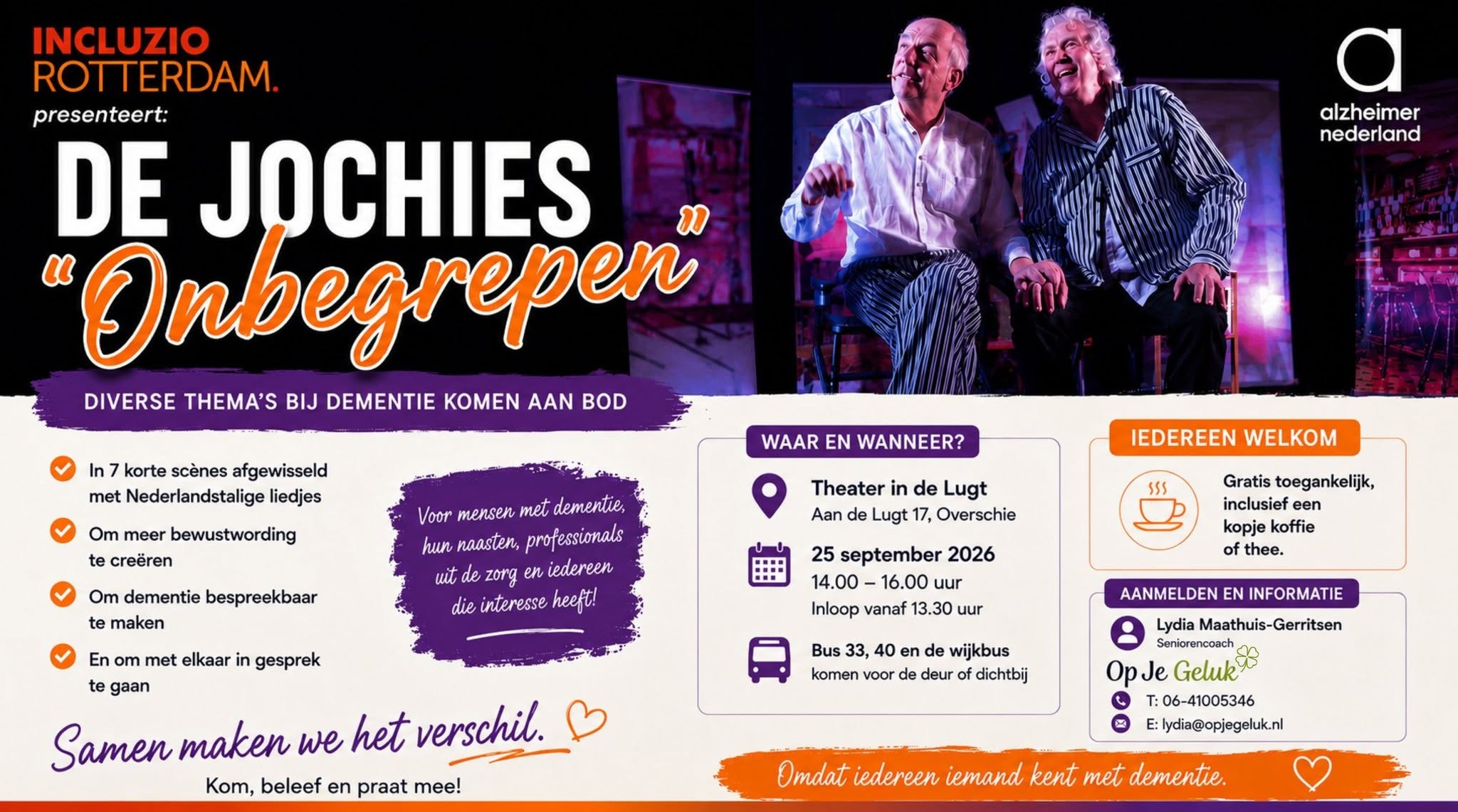 De Jochies Onbegrepen wereld alzheimer dag