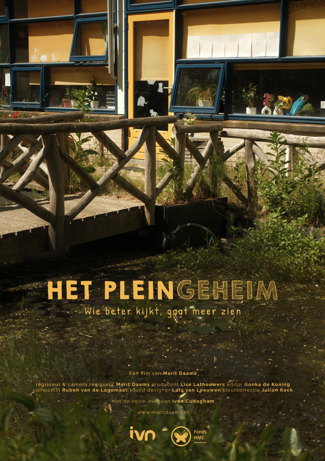 Film het Pleingeheim voor Wildlife Film Festival Rotterdam Lokaal in Theater in de Lugt in Rotterdam