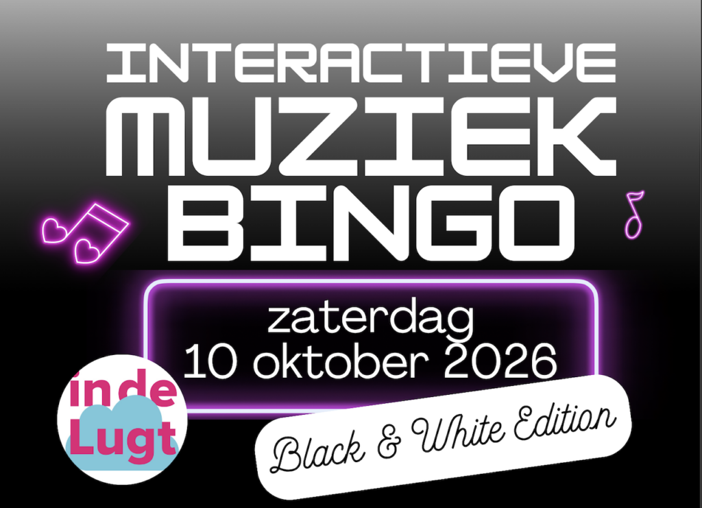 Interactieve muziekbingo met live muziek in Theater In de Lugt in Rotterdam Overschie