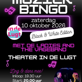 Interactieve muziekbingo met live band in Theater In de Lugt in Rotterdam