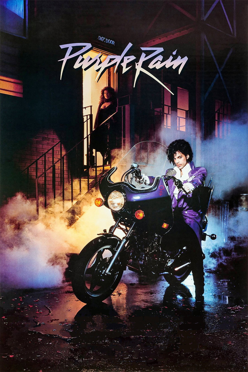 Film Purple Rain in Theater In de Lugt in Rotterdam
