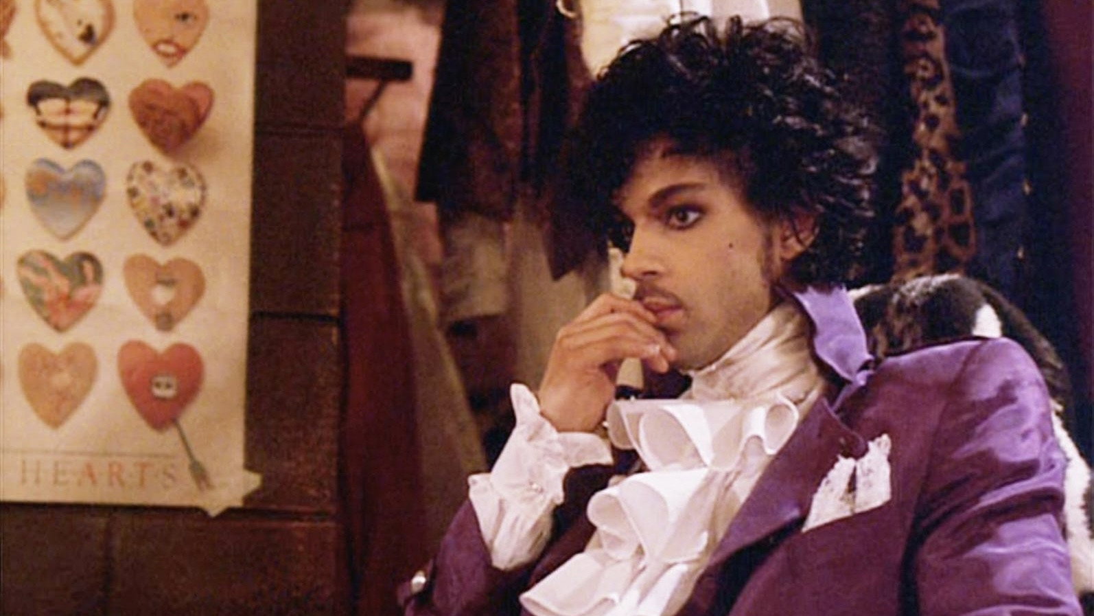 Film Purple Rain in Theater In de Lugt in Rotterdam